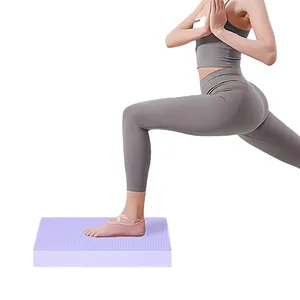 TPE bantalan keseimbangan lembut, tikar Fitness Yoga keseimbangan busa pinggang perut stabilitas rehabilitasi inti latihan Yoga