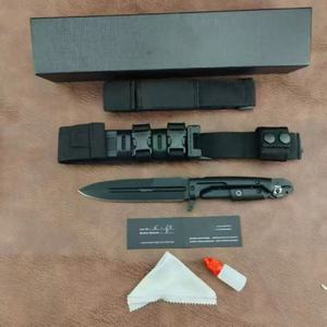 Navaja de Bolsillo ER Silence de Alta Calidad con Mango de Goma y Hoja de Acero Inoxidable, Personalizable OEM, Portátil para Supervivencia al Aire Libre - Product Image 4