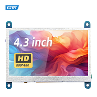 Sin controlador 4,3 ''pulgadas 800*480 IPS LCD pantalla táctil Módulo de pantalla LCD para BB Black, Windows ,Raspberry Pi 5 4 3