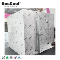 Customizable2.4 * 2,4*2,4 m Copeland Sistema de refrigeración Congelador 100mm 0 ~-20 grados Temperatura controlada Venta al por menor Cámara fría 150mm Motor
