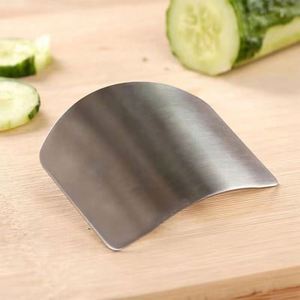 Gadget de cuisine moderne et traditionnel, 1 pièce, protège-doigts en acier inoxydable pour couper en dés et trancher dans les cuisines - Product Image 4