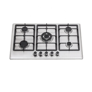 Cuisinière à gaz en acier inoxydable de 0.7MM d'épaisseur, cuisinière à gaz à 5 brûleurs avec Valve de <span class=keywords><strong>Chant</strong></span> - Product Image 4