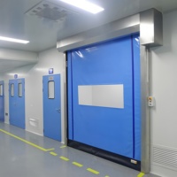 Porte rapide industrielle automatique à fermeture éclair, vente en gros d'usine