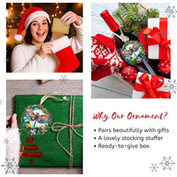 Ornement libellule personnalisé, ornements libellules pour cadeaux de Noël, femmes, hommes, ornement en acrylique
