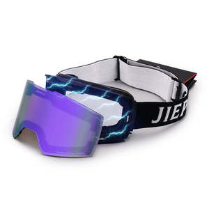 New Trendy Pc Frames Anti Fog Windproof Magnetic Uv400 Sport Ski <strong>Goggles</strong> <strong>Custom</strong> Logo Snow Snowboarding Glasses <strong>Goggles</strong> - Product Image 6