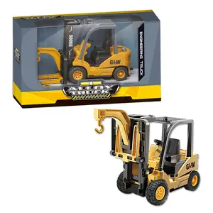 סגסוגת משאית צעצוע דגם מלגזה משאיות צעצוע יציקת בנייה הנדסה רכב צעצוע ילד מתנה