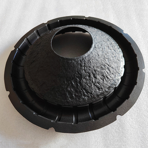 Kit de piezas de altavoz pasivo de cono de papel no prensado envolvente VCID Rib de 78mm pequeño de 12 pulgadas para audio de coche - Product Image 2