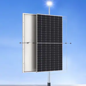 420-440瓦双面420w 425w 430w 435w 440太阳能电池板光伏板半太阳能电池板
