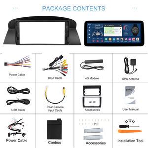 Radio de Coche Podofo de 12.3'' con Android, 8 Núcleos, 4+64 GB, CarPlay/Android Auto/GPS/WIFI/RDS/DSP/IPS para <span class=keywords><strong>BMW</strong></span> <span class=keywords><strong>Serie</strong></span> <span class=keywords><strong>5</strong></span> E60 2006-2010 (CCC) - Product Image 6