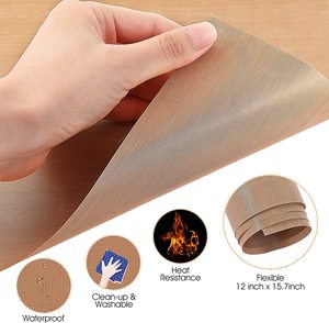 BAIYIN PTFEコーティングガラス繊維生地ヒートプレスマシン鉄製ヒートプレス転写紙用 - Product Image 5