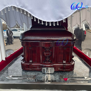 Cercueil <span class=keywords><strong>en</strong></span> acajou africain massif, prix d'usine, fabriqué <span class=keywords><strong>en</strong></span> bois de qualité supérieure pour les funérailles, par un fabricant chinois. - Product Image 6