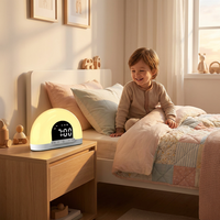 Réveil de Table Robuste Sunrise : Lumière de Réveil Haute Performance avec Fonctions Universelles d'Aide au Sommeil et Affichage Numérique Fiable