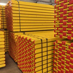 Poutre en <span class=keywords><strong>bois</strong></span> H20 de <span class=keywords><strong>6m</strong></span> de longueur certifiée ISO900 pour l'étayage de dalles en béton avec combinaison d'étais en acier - Product Image 2