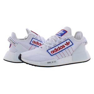 อาดิดาส Nmd_R1.V2บุรุษรองเท้าสี: สีขาว/สีฟ้า/สีแดง100% ของแท้ - Product Image 3