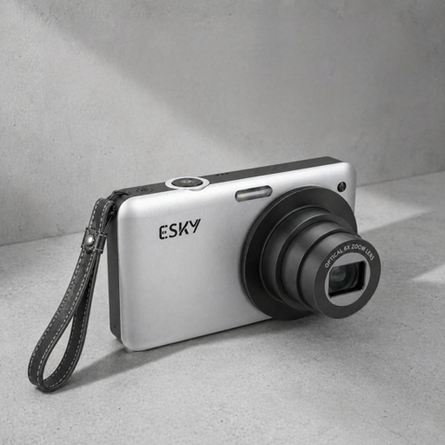 Customizable Retro Optical Zoom Compact Vintage Digicam with 4K Ultra HD Video 64MP Photo