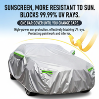 Housse de voiture personnalisée en tissu Oxford pour protection solaire, anti-rayures, anti-neige, protection contre le soleil, protection 4 saisons pour SUV, protection contre la grêle