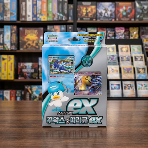TCG Scarlet Violet Quaxly Mimikyu Ex Starter Deck 60 Cartas de Papel Selladas Coreanas a Granel para Uso Familiar Distribuidor de Juegos de Cartas Coleccionables - Product Image 2