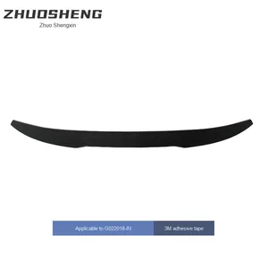 Para <span class=keywords><strong>BMW</strong></span> <span class=keywords><strong>X4</strong></span> G02 modificado X4M cubierta única ABS mejorado deflector de viento alerón trasero negro brillante patrón de fibra de carbono alerón de techo - Product Image 3