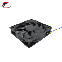 Ventilateur de refroidissement axial sans balais à courant continu haute vitesse 120x120x25mm, ventilateur industriel à flux d'air, électrique, OEM ODM