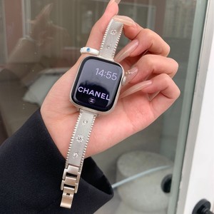 Nuovo cinturino da donna in lega di zinco retrò, adatto per iWatch S10, cinturino per <span class=keywords><strong>Apple</strong></span> <span class=keywords><strong>Watch</strong></span> S987 <span class=keywords><strong>SE</strong></span> - Product Image 2