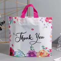 40*35cm 45*40cm Poignée de sac de remerciement Pochette en PE Sac à main T-shirts, chemises et vêtements Shopping Promotion Emballage Sac Sachet