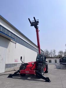 TH735テレハンドラー3.5T 4T容量7M 17M 18M持ち上がる高さ新しい状態ディーゼルエンジンは小売レストランのために動力を与えます - Product Image 4