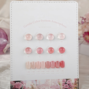 AILANUO 15ml 8 couleurs poudre Jade Fat Nail Polish Gel série, plusieurs couleurs disponibles, fournisseur de vernis à ongles gel - Product Image 3