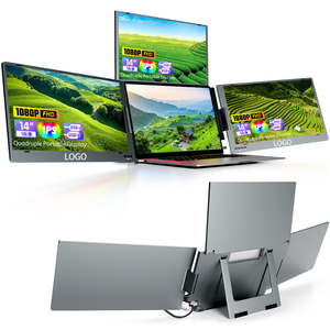 4つのディスプレイ画面を備えた14インチノートブックコンピュータ1080P FHD IPSマットと光沢のあるスクリーンより鮮やかなディスプレイの色を提供する - Product Image 1