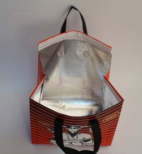 Sac isotherme pour pique-nique, non tissé, pour la livraison de nourriture et de boissons, sac isotherme pour le déjeuner, sac de courses avec poignée en corde - Product Image 3