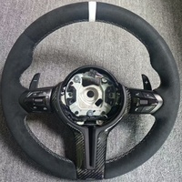 Setir Kemudi Gaya CS Keren dengan Trim Karbon untuk BMW F10 F20 F22 F25 F30 F31 F32 F35 F87 M3 F80 M5 F82 F85 F90 X5 F15 E70 E90
