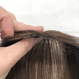 LLBeauty Ingrosso Frangia 3D in Capelli Umani Vergini Remy al 100% con Effetto Naturale, Frangia Corta e Voluminosa, Stile Donna - Product Image 3