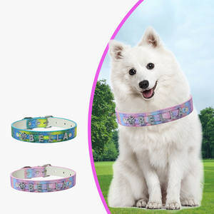 Collare felpato in morbida pelle scamosciata con collari in strass con campana di sicurezza per cuccioli di animali domestici - Product Image 1
