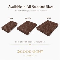 Surmatelas hybride durable en mousse à mémoire de forme gel, 5 zones à ressorts ensachés, certifié OEKO-TEX, sur mesure toutes tailles, pour hôtels et chambres, fournisseur OEM