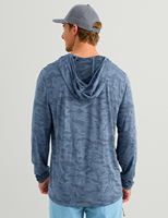 Chemise de pêche pour homme avec protection solaire UPF 50+, respirante, à capuche, manches longues, vêtements de performance pour l'extérieur, logo et motif personnalisés