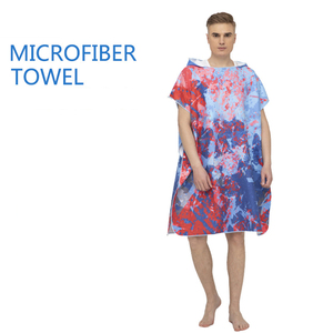 Serviette <span class=keywords><strong>de</strong></span> <span class=keywords><strong>bain</strong></span> en microfibre à séchage rapide <span class=keywords><strong>Poncho</strong></span> avec capuche Peignoir <span class=keywords><strong>adulte</strong></span> portable pour hommes femmes pour la natation et la plage Voyage-Friendly - Product Image 3