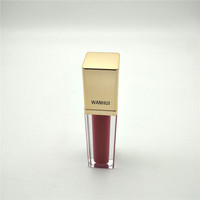 Tubo de Brillo Labial Transparente Cuadrado OEM AS, Logotipo Personalizado para Maquillaje