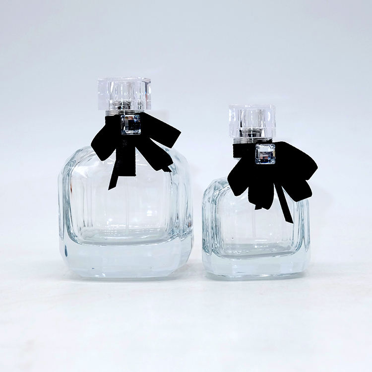 30~100 ML Sweetly Bow Ribbon Perfume Bottle with Acrylic Lid