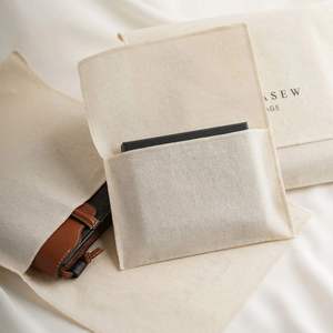 Custom Jewelry <b>Envelope</b> Cotton Flap <b>White</b> Dust Wedding Party Christmas Candy Gift Bag Wedding/Party/Christmas - Product Image 3