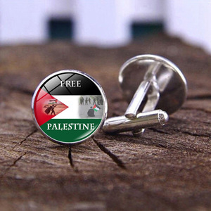 Bán Buôn Palestine Thời Gian Đá Quý Khuy Măng Sét Pháp Áo Sơ Mi Còng Nút Miễn Phí Palestine Trang Sức Phụ Kiện Cho Nam Giới Của Món Quà Cưới - Product Image 3