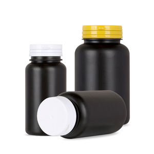 Personnalisable 150cc 250cc HDPE vide flacons de pilules avec bouchons pour la médecine et les prescriptions - Product Image 2