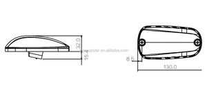 Nhà sản xuất chất lượng cao phác thảo <span class=keywords><strong>24</strong></span> <span class=keywords><strong>Volt</strong></span> <span class=keywords><strong>LED</strong></span> Side Marker Lights cho xe tải Trailer xe buýt - Product Image 6