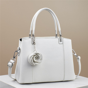 Women's Handbag Lady Rose Shaped <b>Patchwork</b> Solid Trendy <b>Bag</b> - Product Image 5