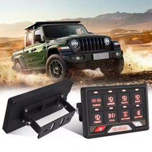 Phổ 8 gang xe chuyển đổi ánh sáng bảng điều khiển <span class=keywords><strong>LED</strong></span> cảm ứng Bảng điều khiển 12V Xe dẫn ánh sáng Hộp điều khiển cho offroad ánh sáng xe - Product Image 5