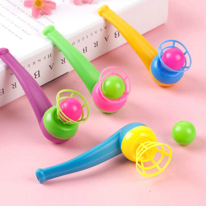 Tuyau en plastique soufflant <span class=keywords><strong>balle</strong></span> enfants jouets <span class=keywords><strong>jeux</strong></span> <span class=keywords><strong>de</strong></span> plein air équilibre formation jouets éducatifs jouets d'apprentissage pour enfants cadeaux drôles - Product Image 5