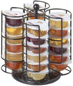 Coffee Capsule Storage Holder, Compatible with Cocktail Holds up to 24 Capsule Pods Coffee Capsules Holder Rack