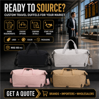 Bolsa de Viaje OEM con Separación para Ropa Húmeda y Seca, Compartimento Separado para Zapatos, para Viajes de Fin de Semana, Gimnasio, Viajes de 2-3 Días