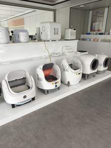 Automatische kattenbak met open bovenkant, zelfreinigend, geurisolatie, app-besturing en veiligheidsbescherming - Product Image 6