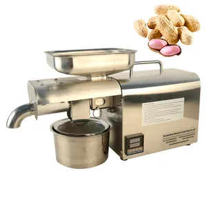 Nieuw Product 2020 1000W 3 ~ 7 Kg/u Thuis Kleine Olijf Sojaolie Persmachine Te Koop