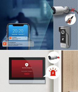 Tuya Smart 2-en-1 Sistema de intercomunicación al aire libre 1080P HD WiFi Timbre Cámara Visión nocturna Protección de contraseña segura Alertas de movimiento - Product Image 6