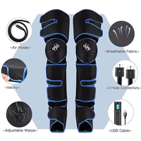 Masseur de compression pour la circulation et le soulagement de la douleur, pour la neuropathie, la circulation sanguine, les gonflements des jambes, masseur pneumatique pour les jambes